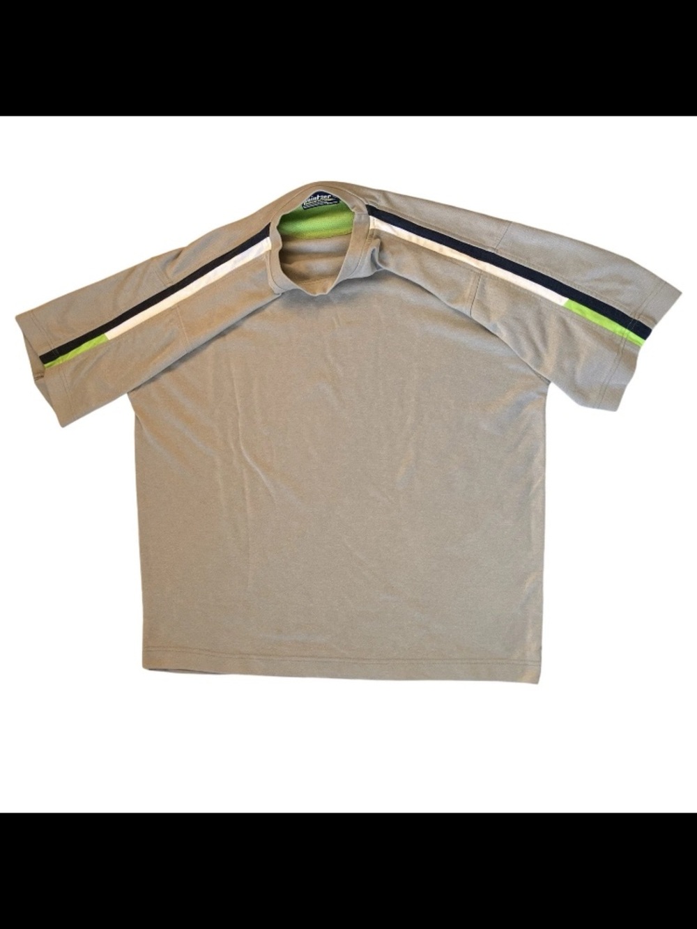Point Zero Manufacturing Gray Short Sleeve Shirt y2K